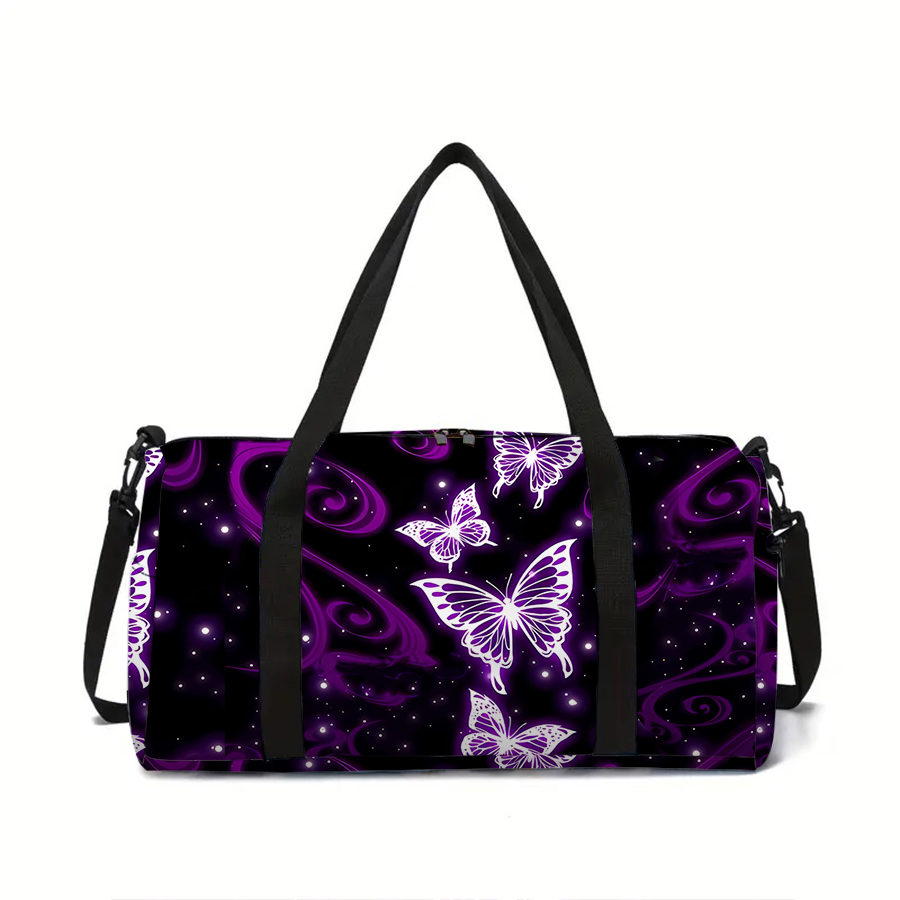 Weekender Bag Duffle - Duża torba podróżna dla kobiet Fioletowy