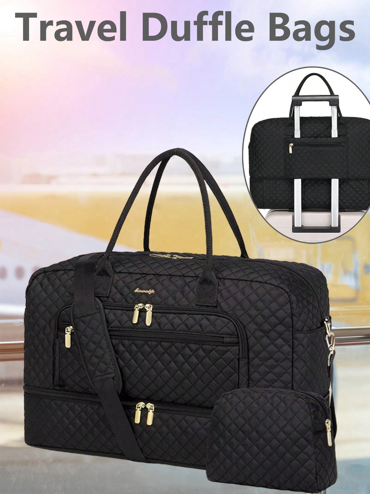 Weekender Bag Duffle - Duża torba podróżna dla kobiet -