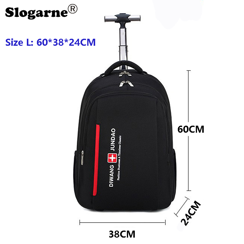 Weekender Bag Duffle - Męska torba biznesowa na kółkach, duża