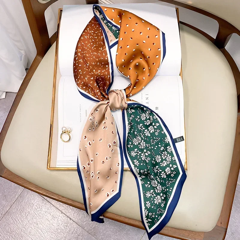 Wąski szalik z nadrukiem, w kr – Luxury Bags Duffle recenzja i cena