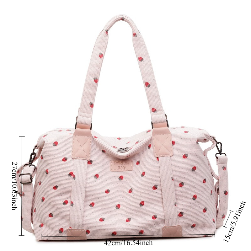 Torba podróżna z sztruksu o du – Weekender Bag Duffle recenzja i cena
