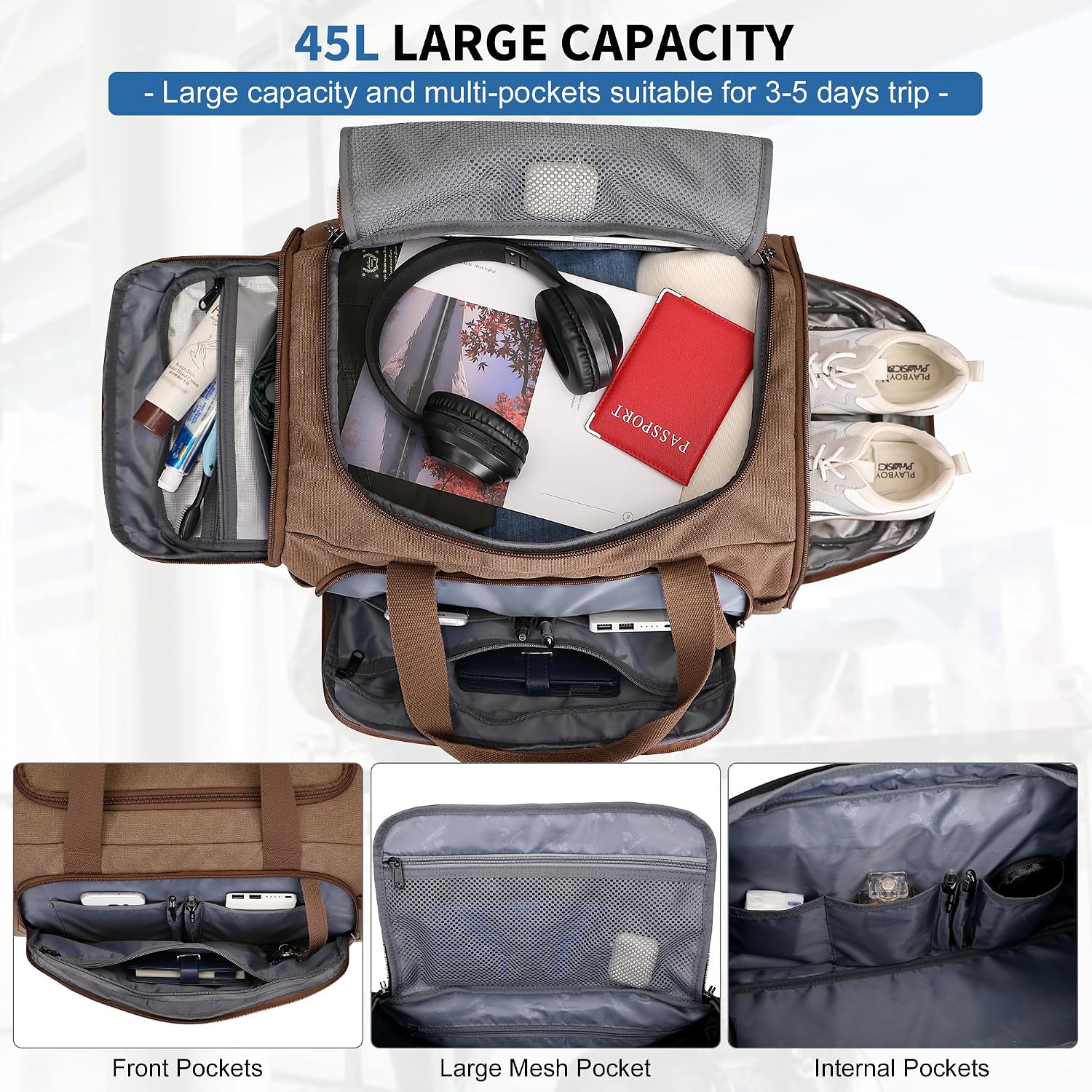 Płócienna torba podróżna dla m – Weekender Bag Duffle recenzja i cena
