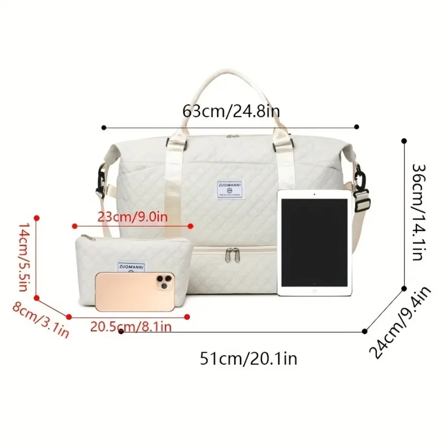 2-częściowy zestaw podróżnych  – Weekender Bag Duffle recenzja i cena