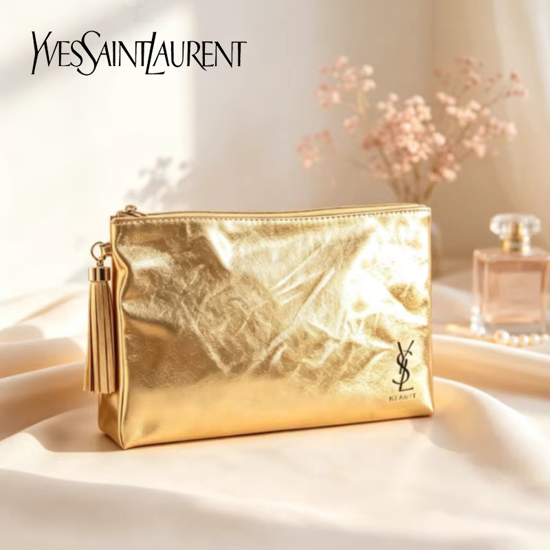 Złota kosmetyczka YSL, przenoś – Luxury Bags For Travel recenzja i cena